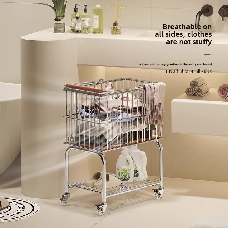 Bathroom Basket Rolling Cart S - đánh giá và giá Laundry
