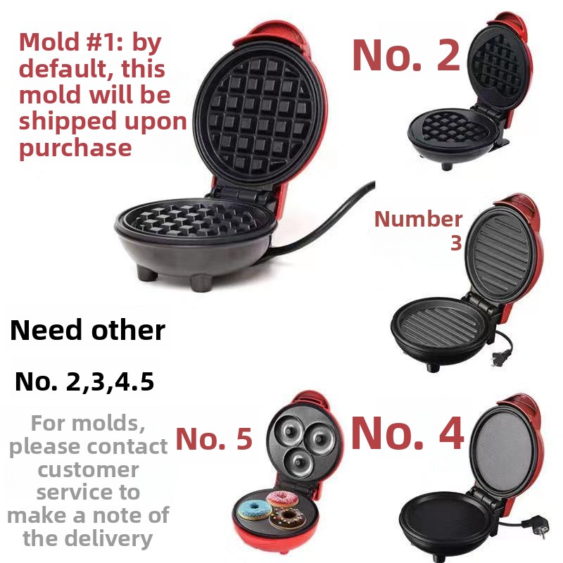 JIHUAN Mini Household Breakfas - đánh giá và giá Mini Waffle Maker Machine