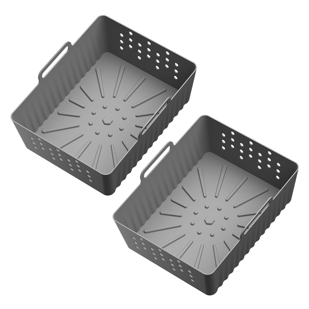 NEW HOT In Stock-2PCS Air Frye - đánh giá và giá Air Fryer Silicone Pot Liner