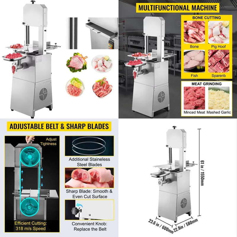 1100W Electric Automatic Fish  - đánh giá và giá Automatic Meat Slicer Home