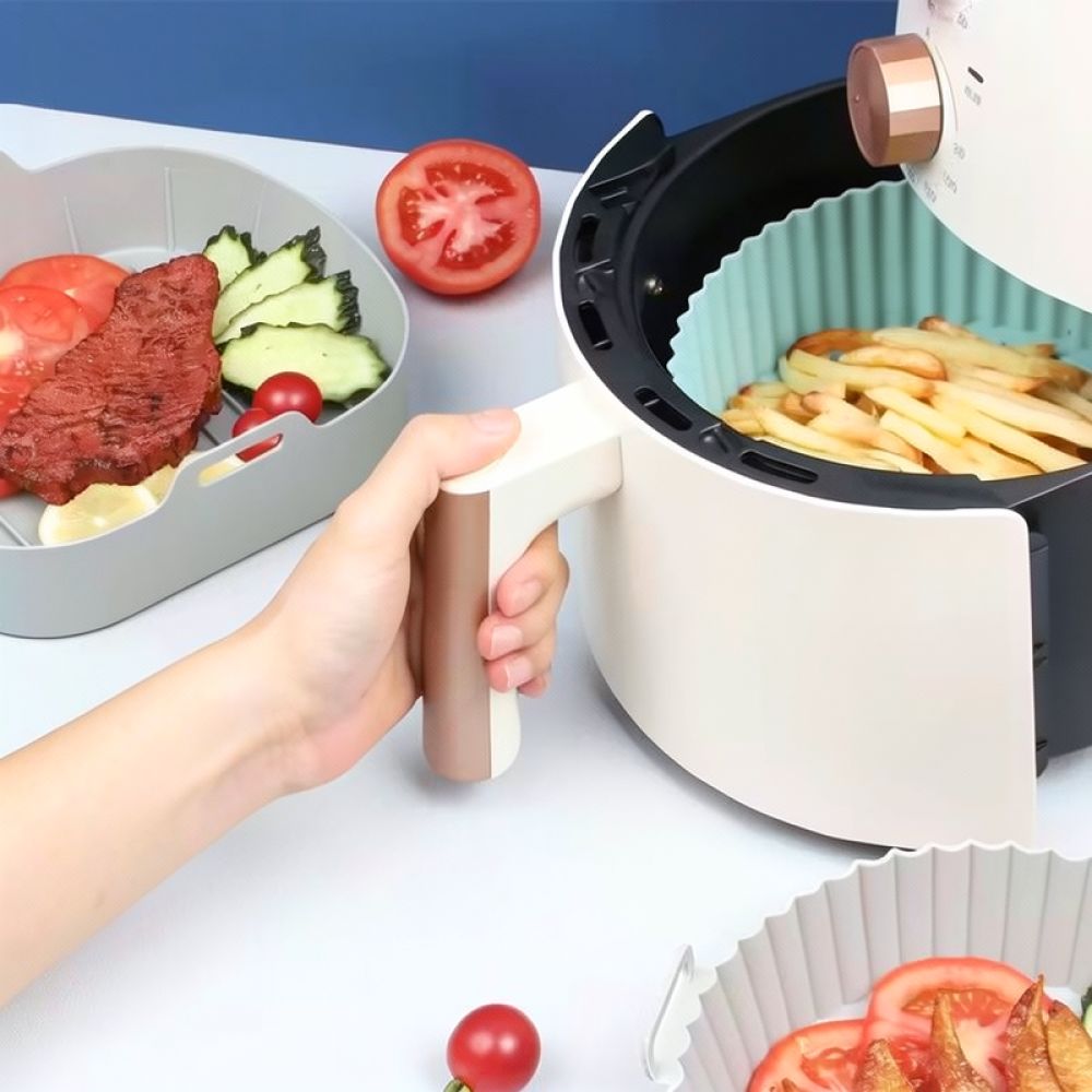 Square Silicone Air Fryer Bask - đánh giá và giá Air Fryer Silicone Pot Liner