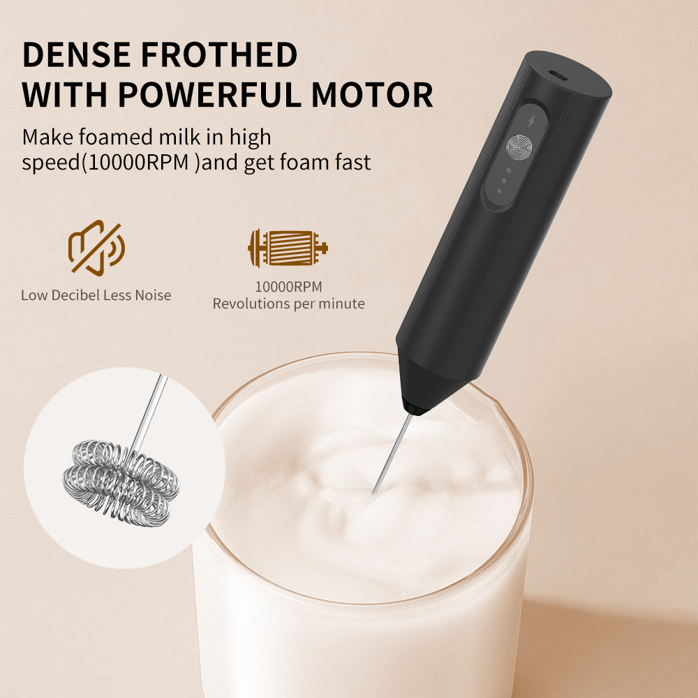 Multi-Function Wireless Rechar - đánh giá và giá Electric Milk Frother Handheld